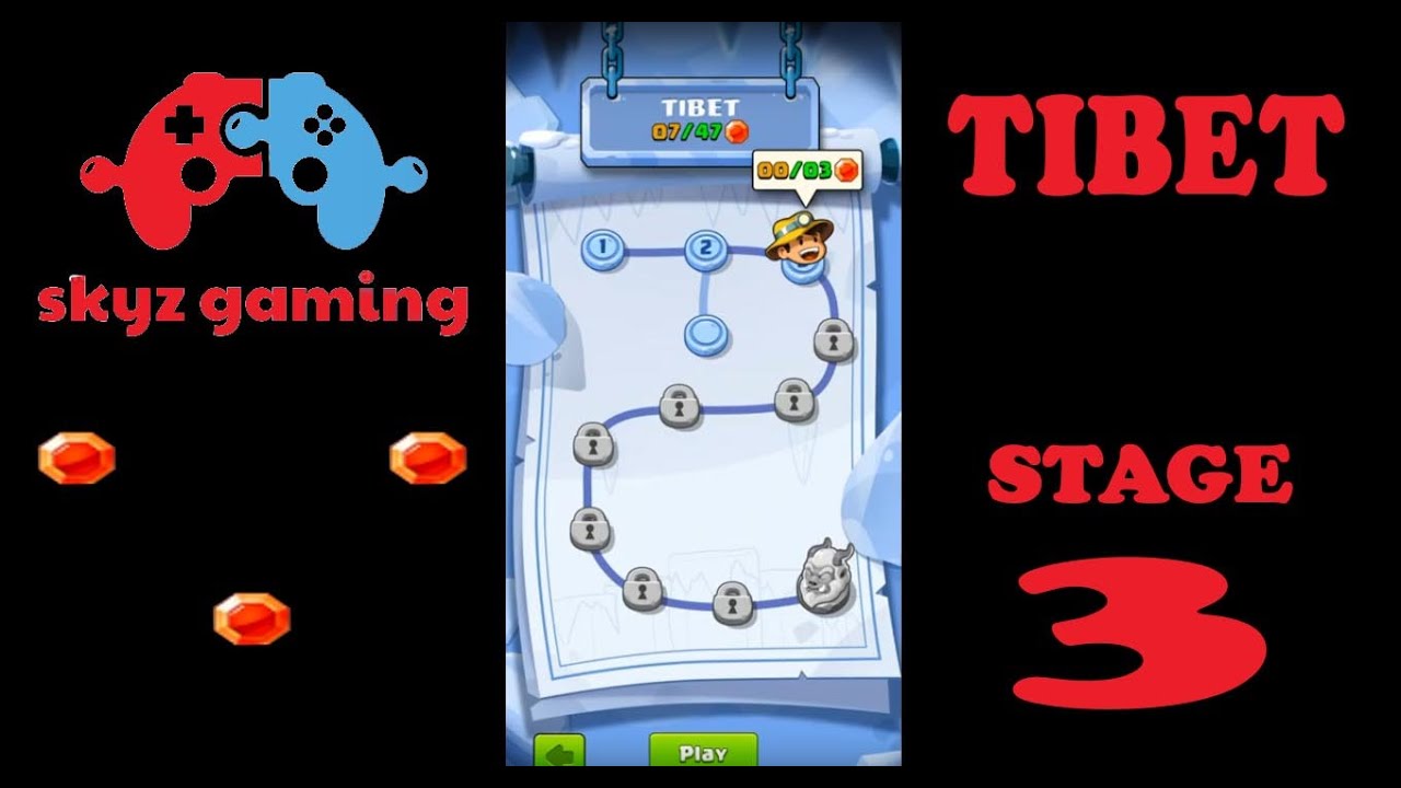 Diamond quest don't rush Tibet - all gems level 3