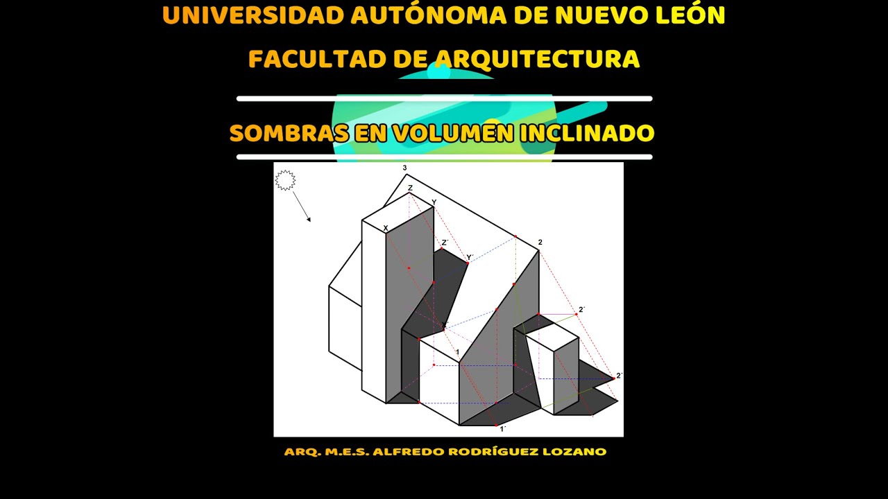 TEMA 4  NIVEL II   SOMBRAS EN ISOMETRÍA  DE UN VOLUMEN CON SUPERFICIES INCLINADAS