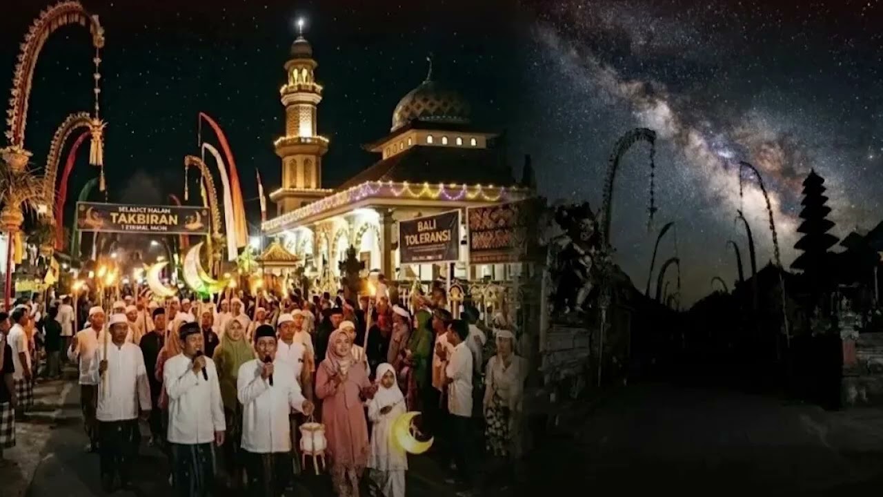 Pangibadah Jemuwah Adiyuswa, NYEPI LAN TAKBIRAN
