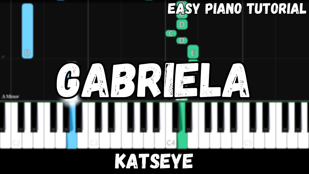Katseye - Gabriela (Easy Piano Tutorial)