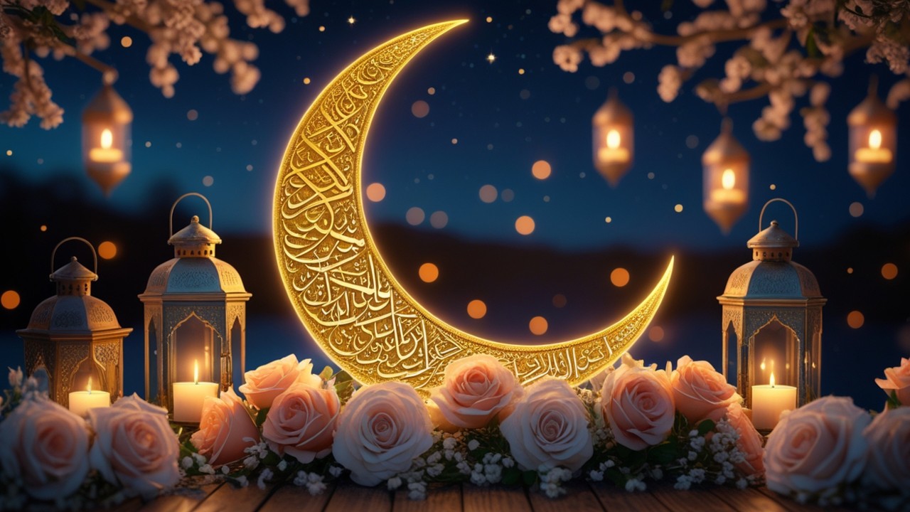 Spiritual Islamic Instrumental Night ❄️🔥 Peaceful Mosque Courtyard & Soft Nasheed Echoes #Ramadan
