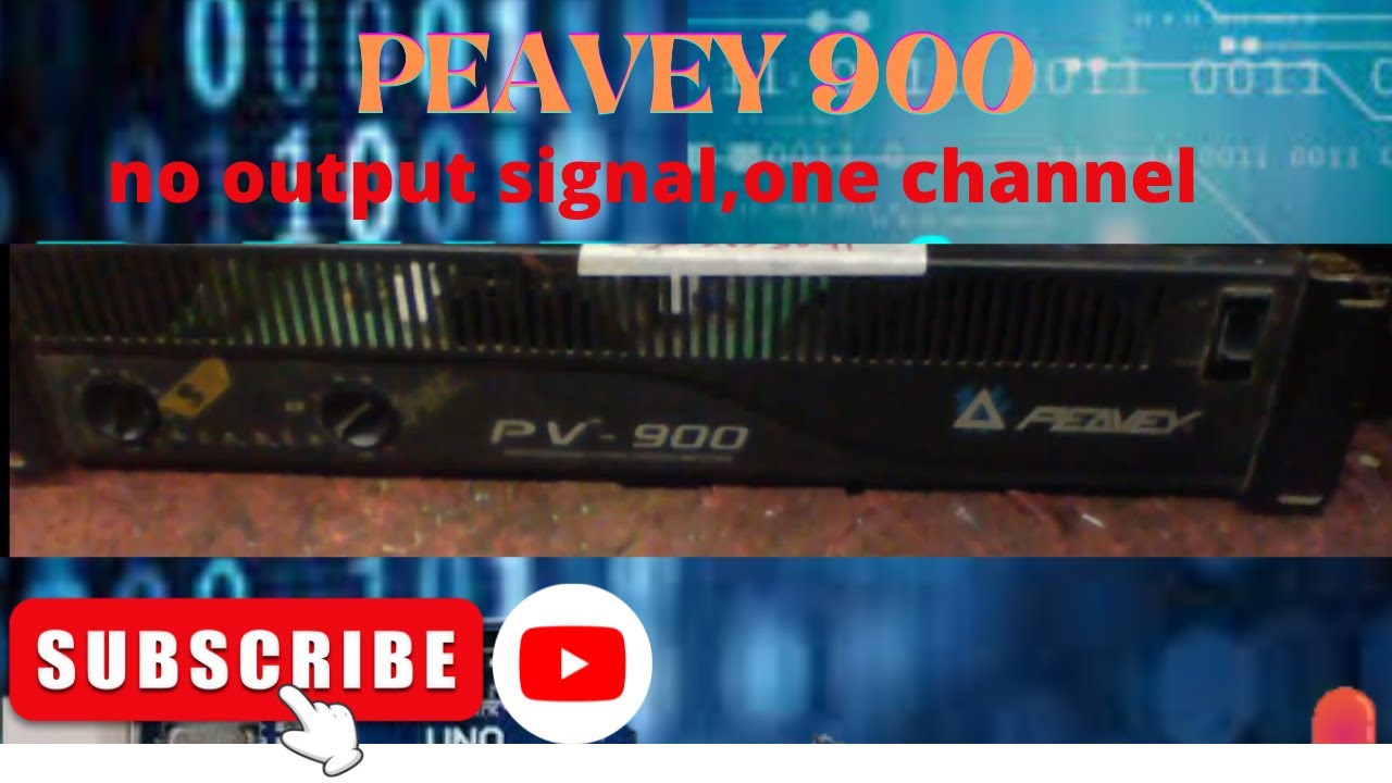 peavey 900 power amplifier repair