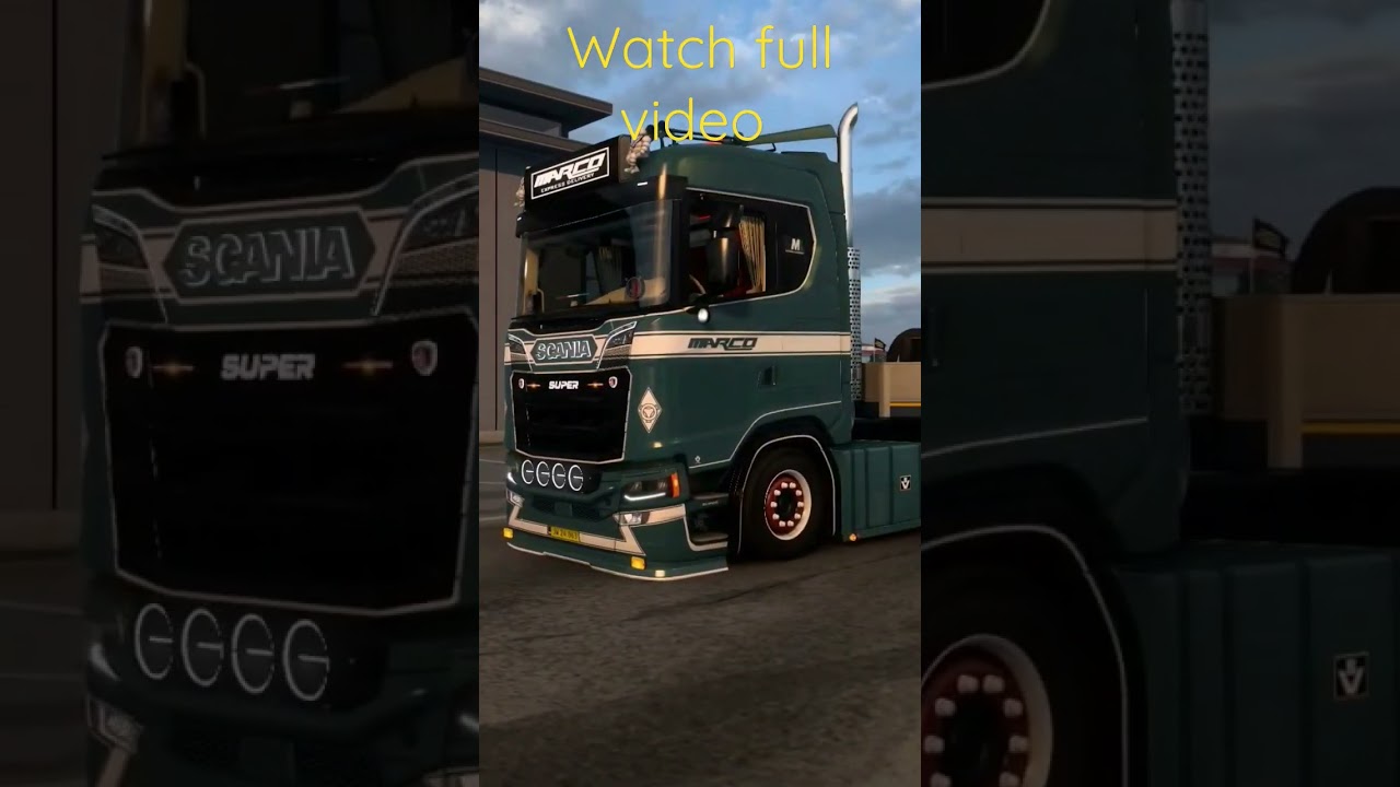 🔴 SCANIA MODS OPEN PIPE V8 #ets2 #mod #truck #scania #games #pcgaming