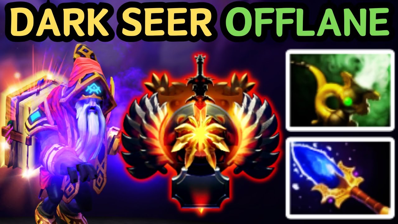 🔥 VACUUM → WALL → INSTANT WIPE — DARK SEER OFFLANE — DOTA 2 🔥