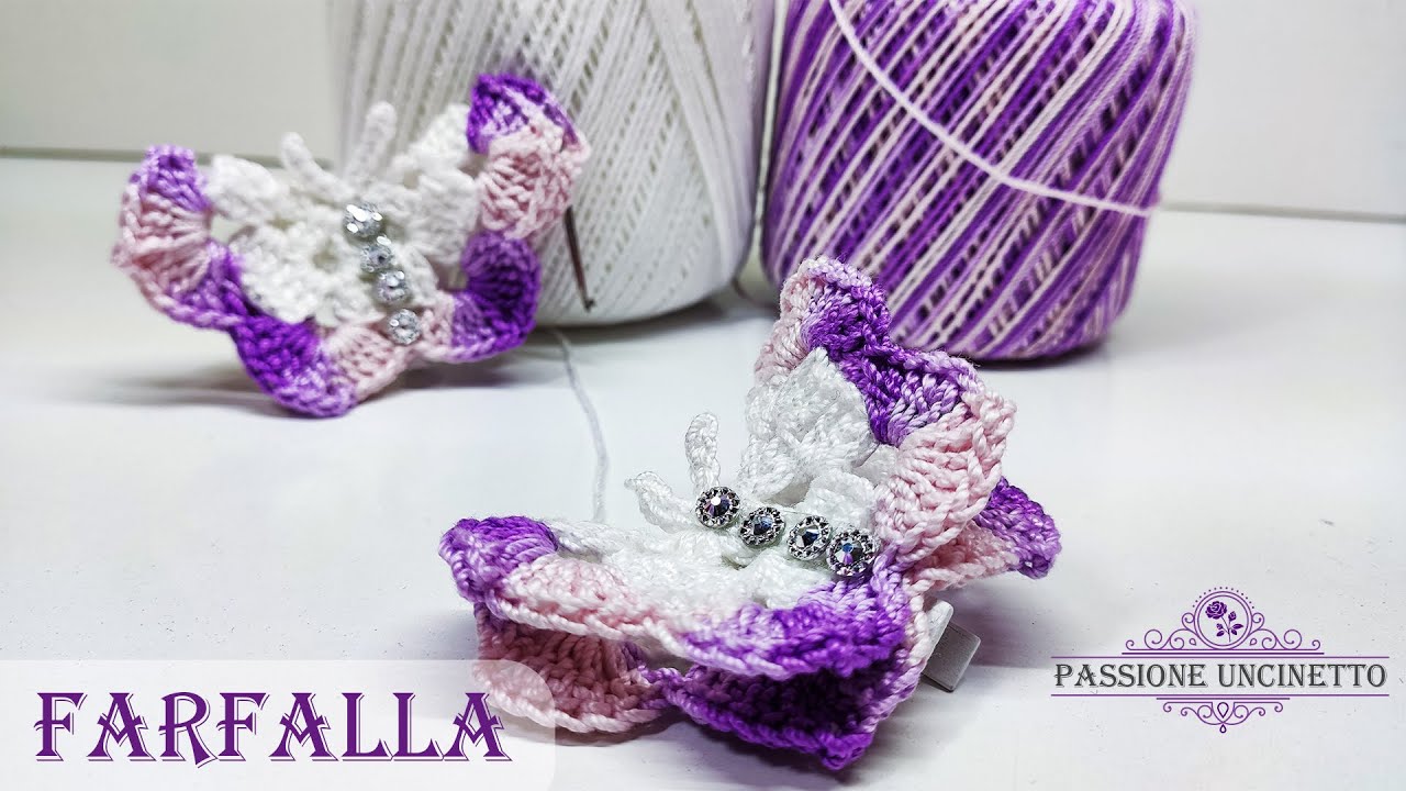 TUTORIAL: Farfalla all'Uncinetto 🦋