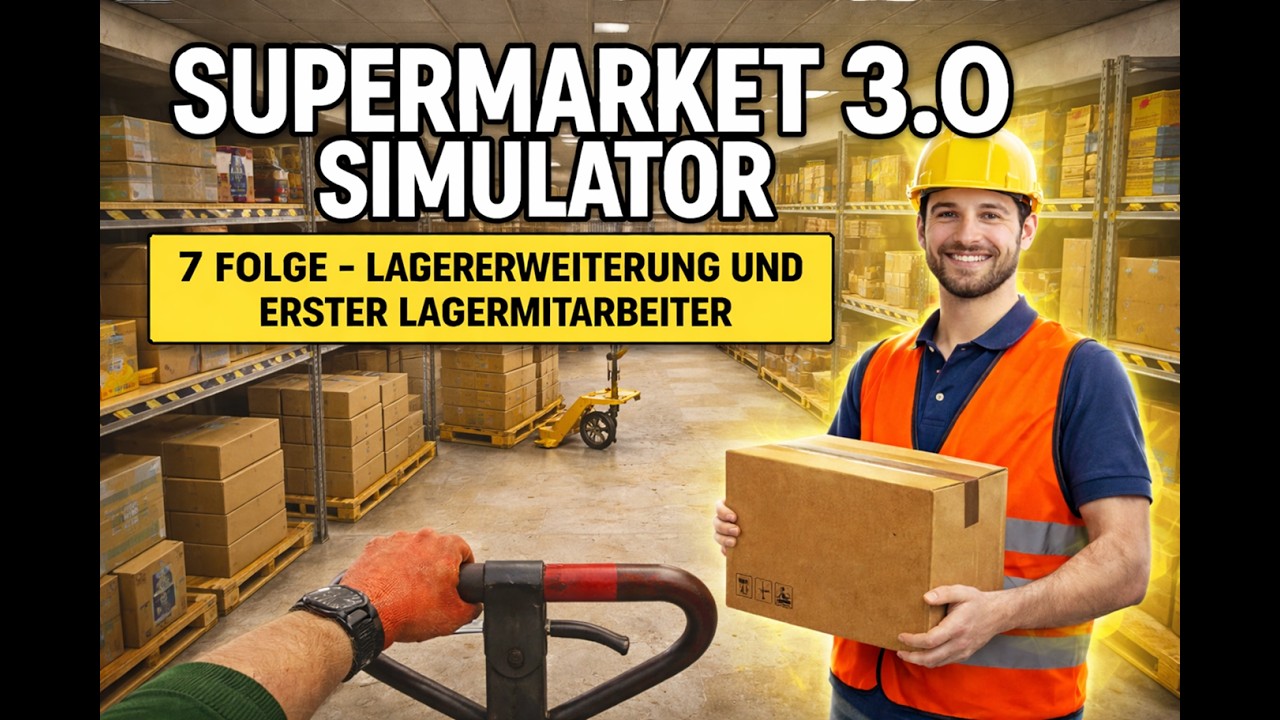 Lagererweiterung und Lagermitarbeiter eingestellt #07 I #supermarket