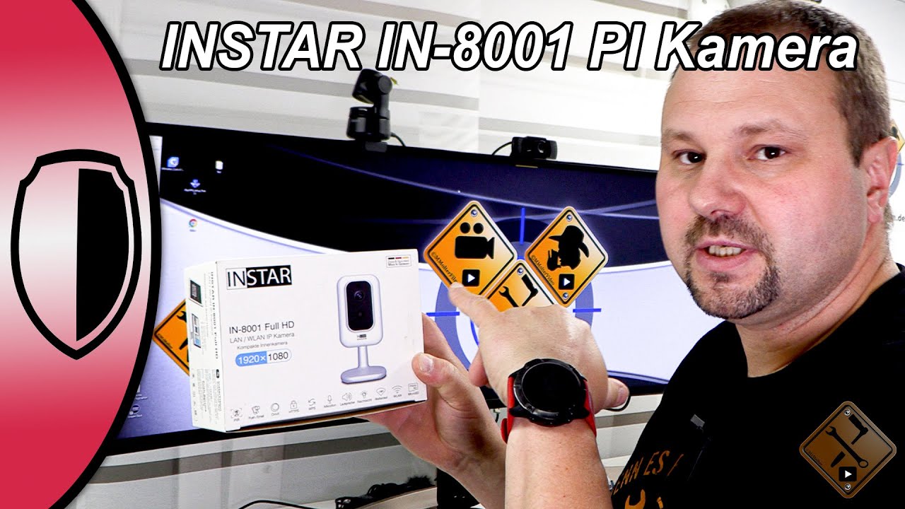 Überwachungskamera INSTAR IN-8001 / IP Innenkamera Test und Einrichtung