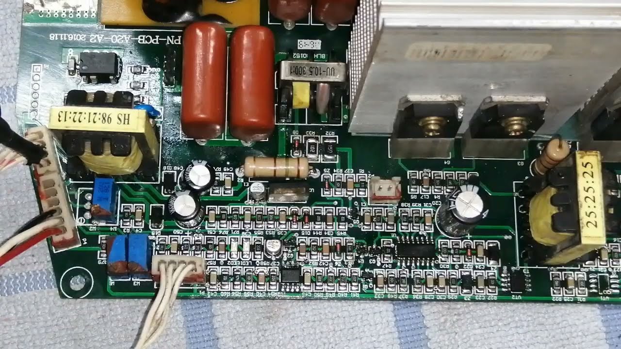 HUAYUN MMA-250EVS BLINKING PROBLEM BASIC TROUBLE SHOOTING..