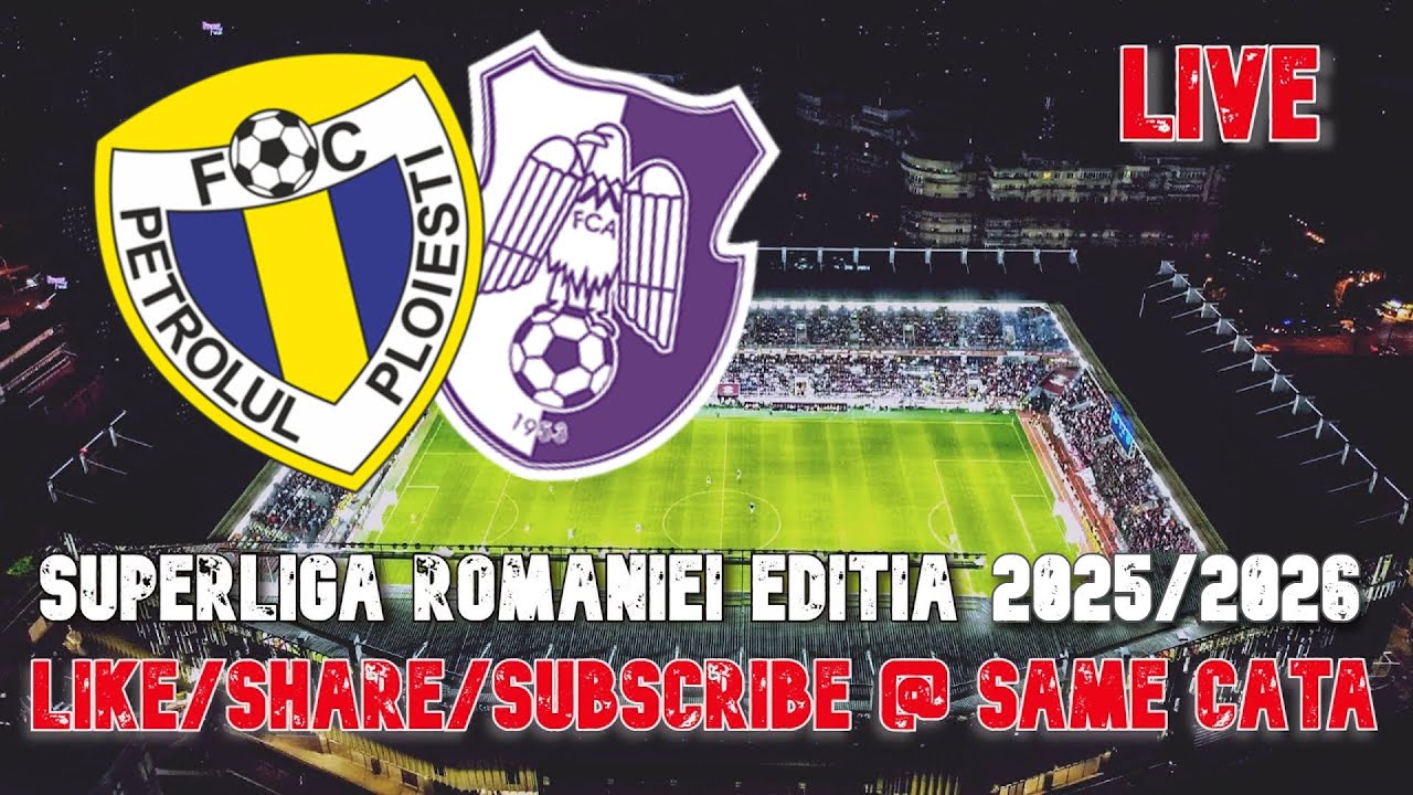 LIVE 🔴 PETROLUL PLOIESTI - FC ARGES  🔴 #SUPERLIGA  #ROMANIEI   #MECIURILIVEAUDIO