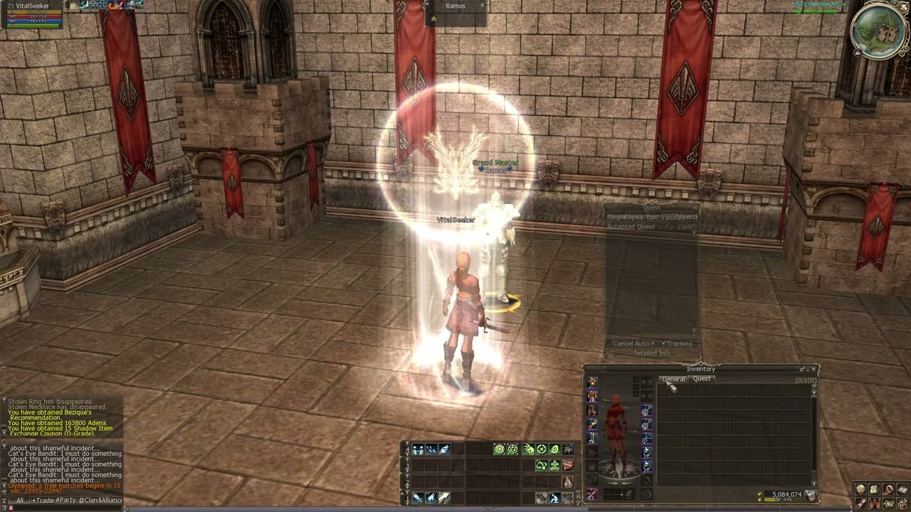 Lineage 2 Legacy: Human Rogue - Class Quest (1st Profession)