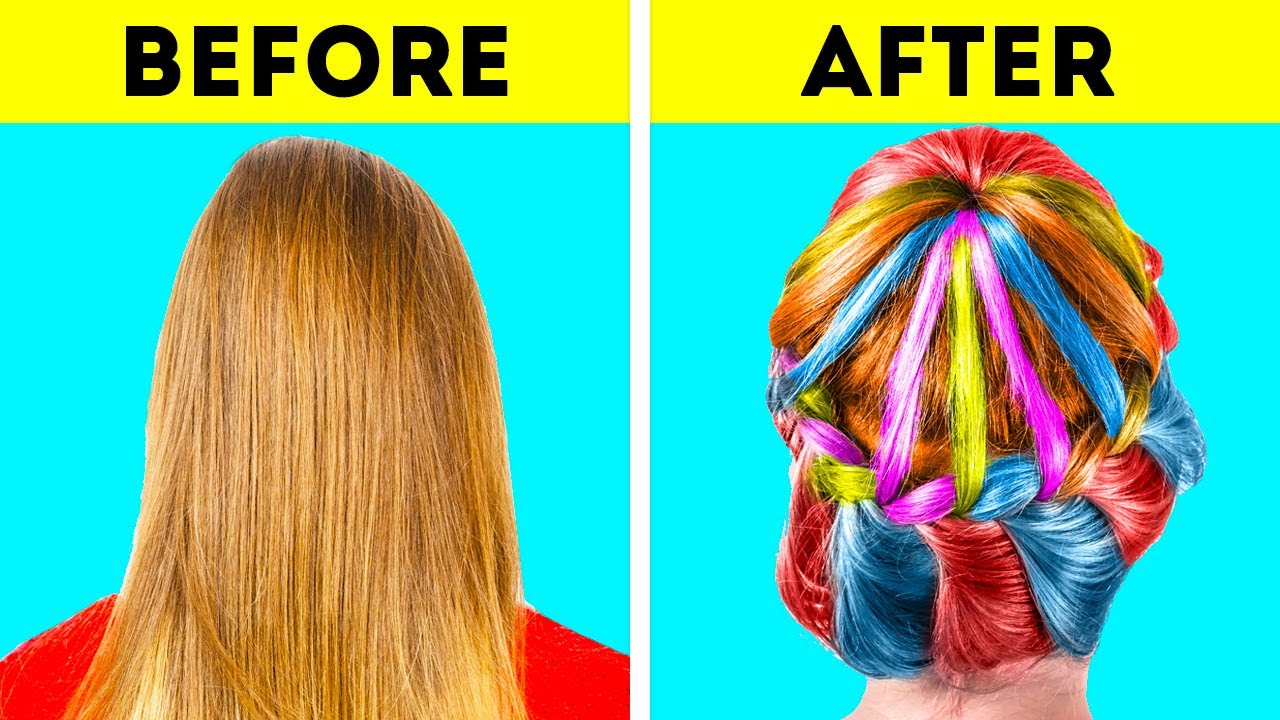 Amazing Hair Transformations by 5-Minute Crafts GIRLY !