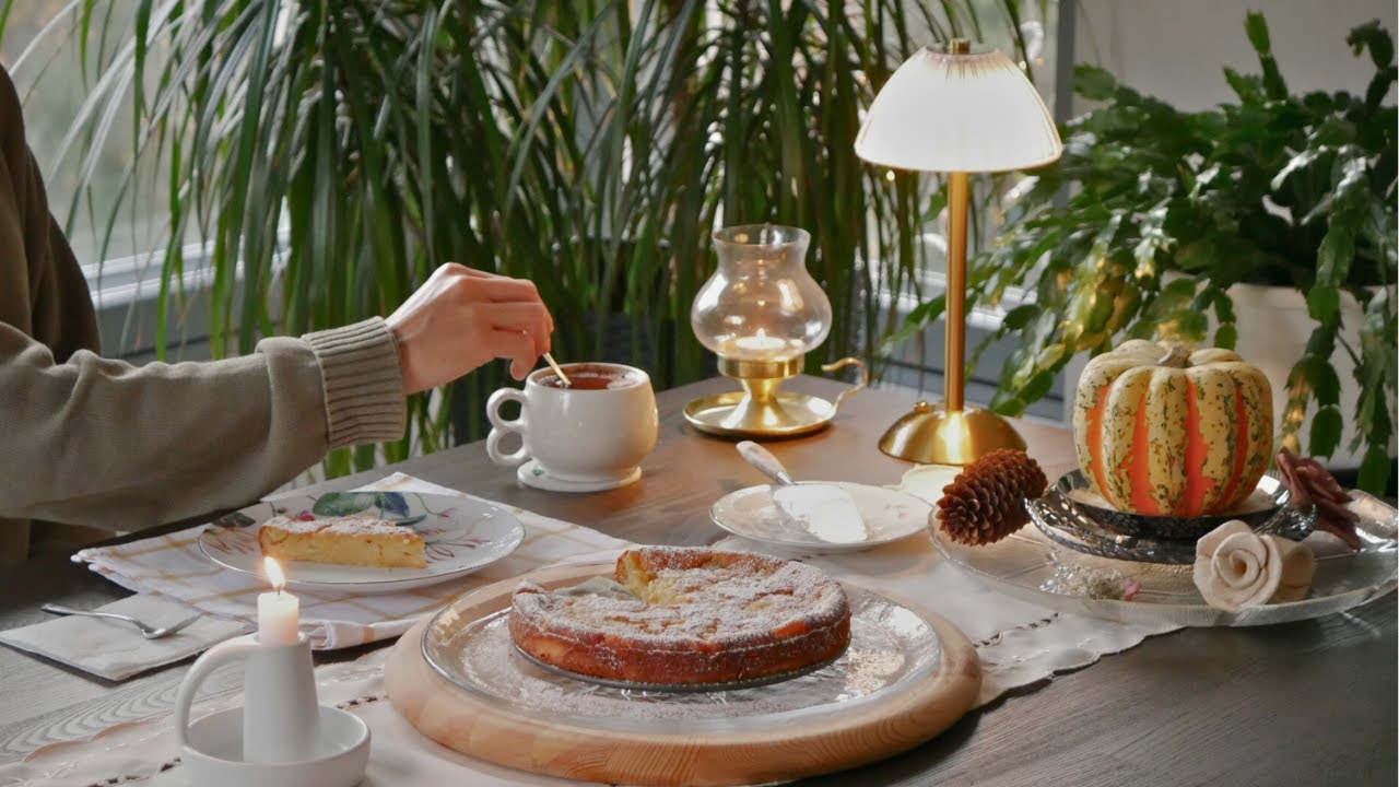 Cozy November Days ❄💕The Beginning of Long Winter🕯️Baking Pear Cake🕯️Apple Jam💕Harvest Potatoes🍂❄