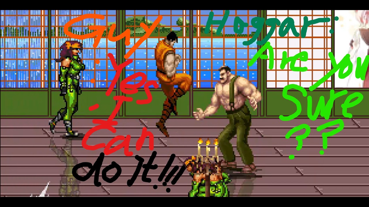 SorR V5.2 Mod My Streets of Rage II (Mania) : Haggar & Guy - Special Thanks MRLaser