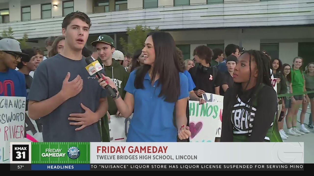 Friday Gameday - business and marketing at Twelve Bridges High School!