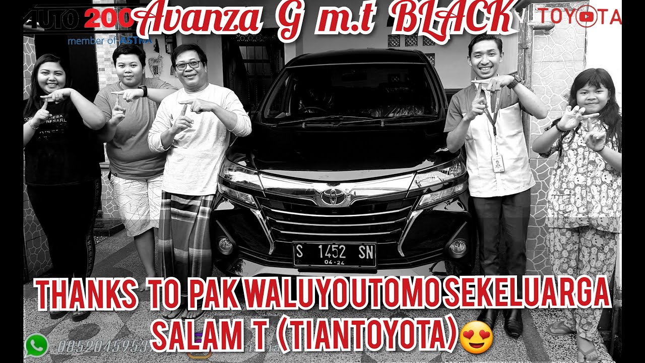 Avanza terbaru 2019 || G manual Black #avanzaG #delivery vlog