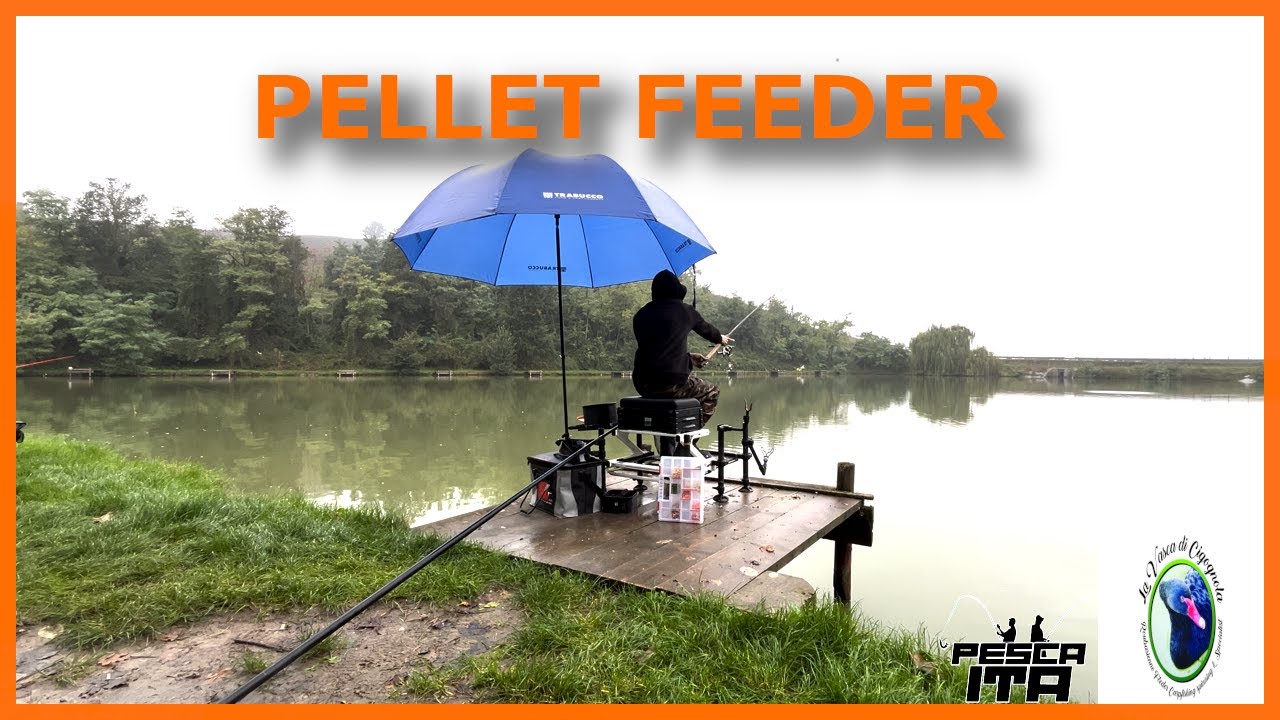 Pescata sotto la pioggia a Pellet Feeder La Vasca di Cigognola