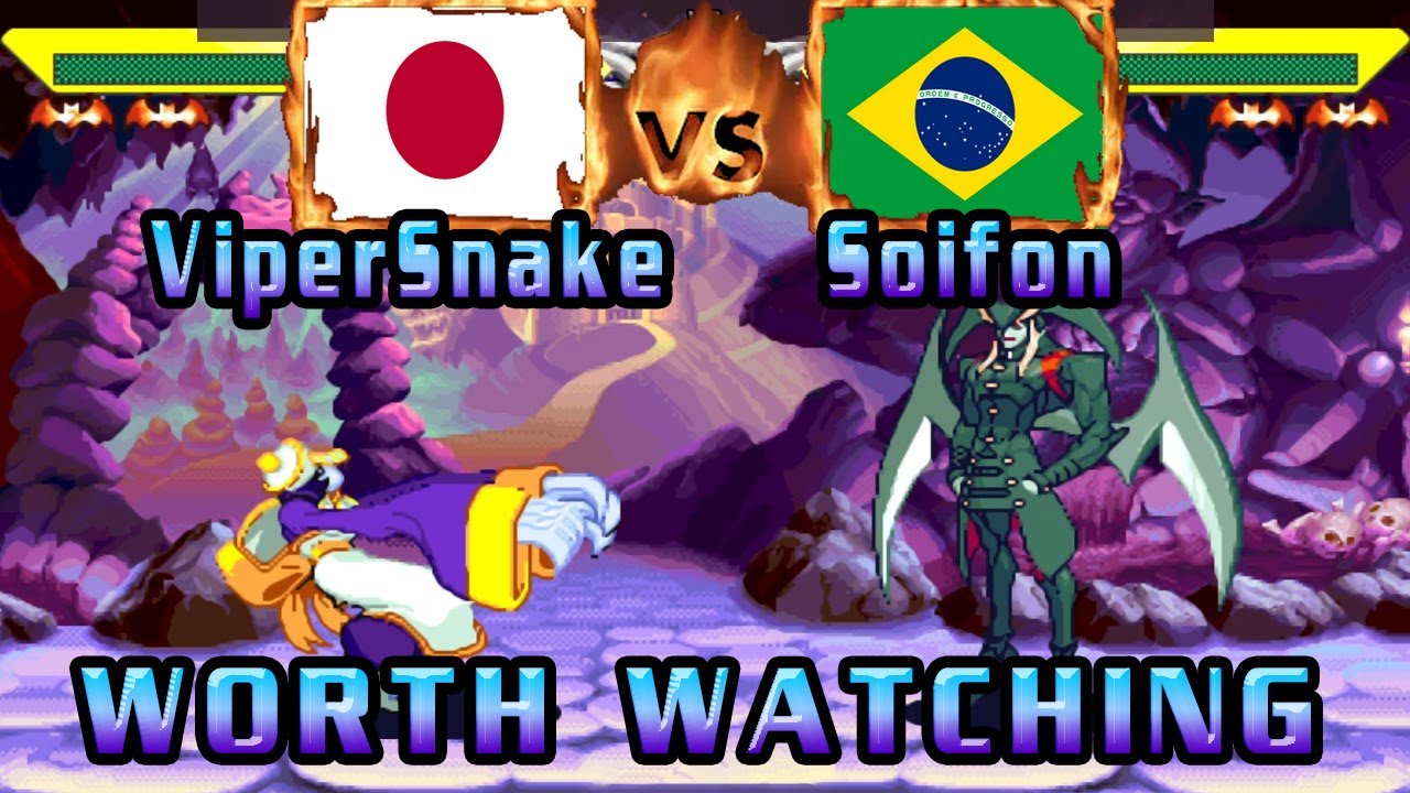 Darkstalkers 3 [Vampire Savior] - ViperSnake (JPN) VS (BRA) Soifon [vsav] [Fightcade]