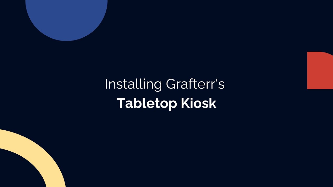 Unboxing and setting up Grafterr Tabletop Self-Service Kiosk | Grafterr Hospitality