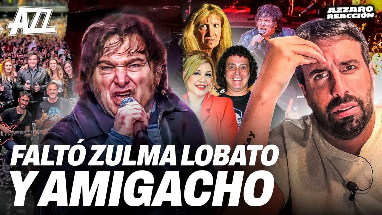 AZZARO REACCIÓN - EL VERGONZOSO SHOW DE MILEI Y SU BANDA PRESIDENCIAL