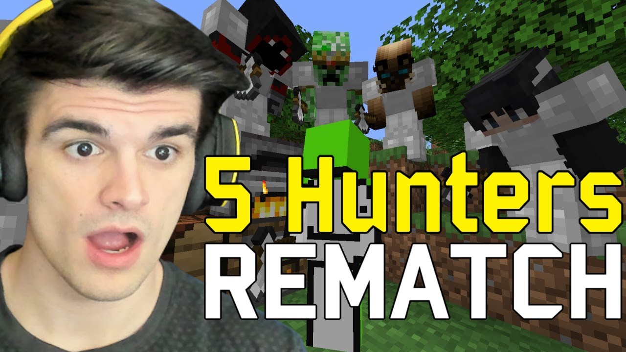 Reaction to Dream vs 5 Hunters REMATCH (Dream Minecraft Manhunt)