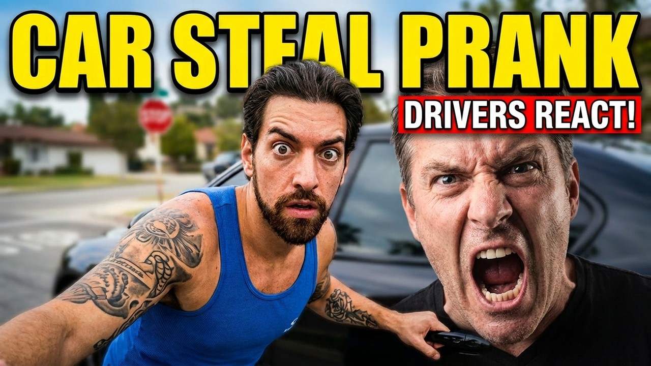 STEALING CARS PRANK