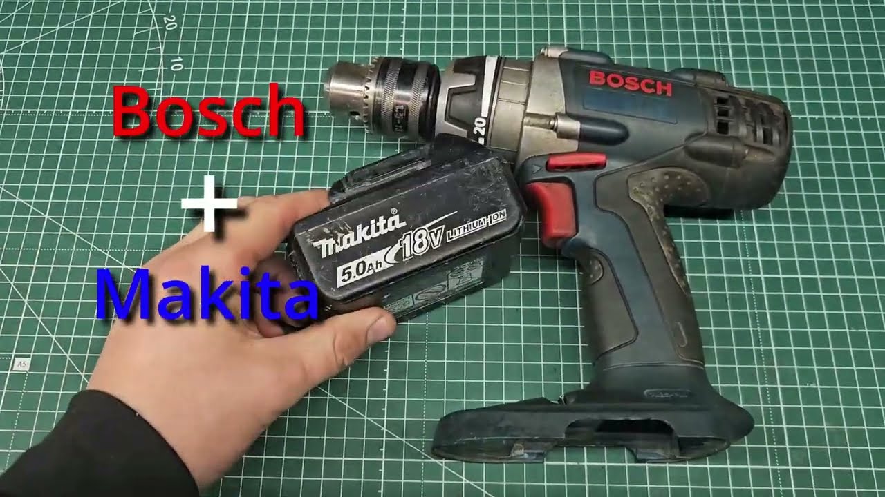 Bosch + Makita battery adapter