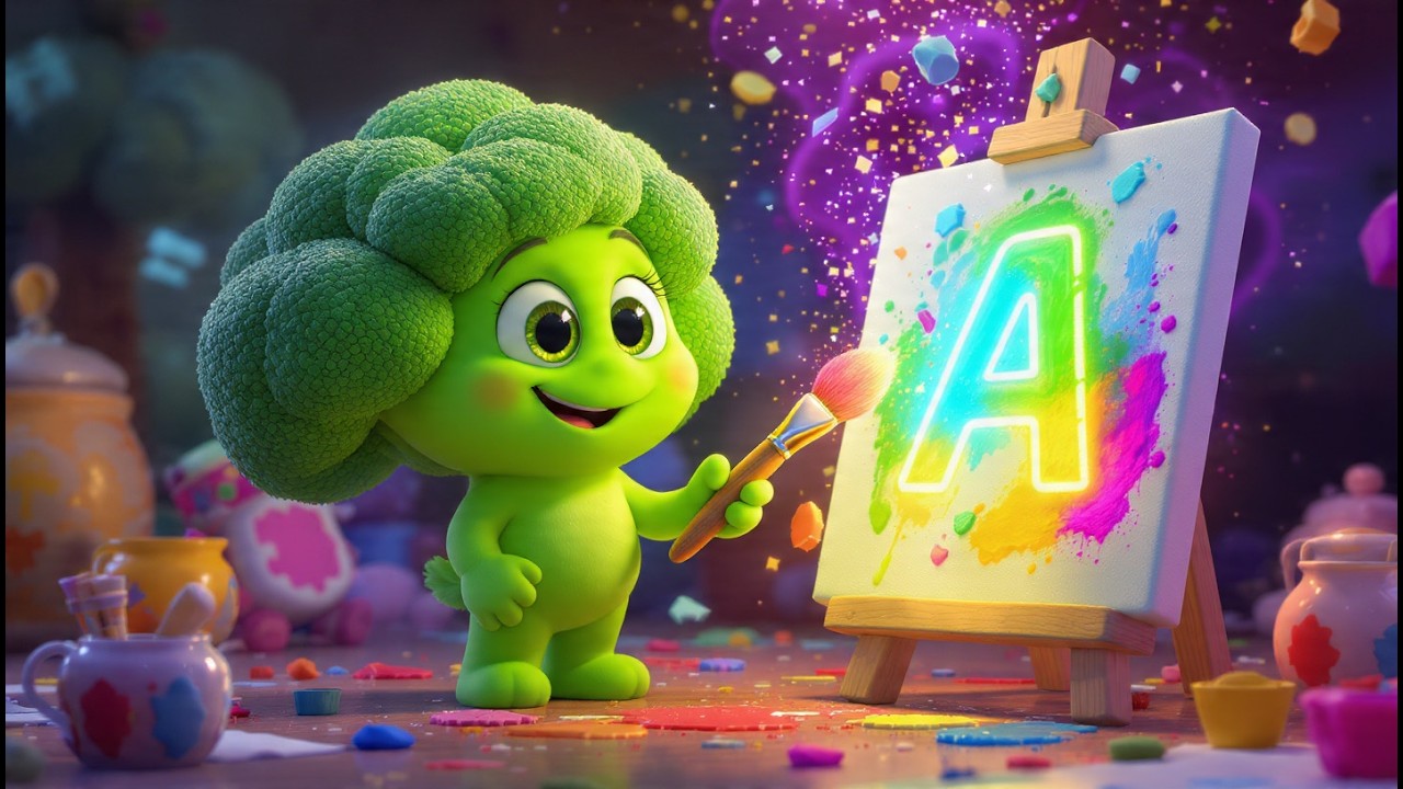 ABC Phonics in the Art Room 🥦🎨✨