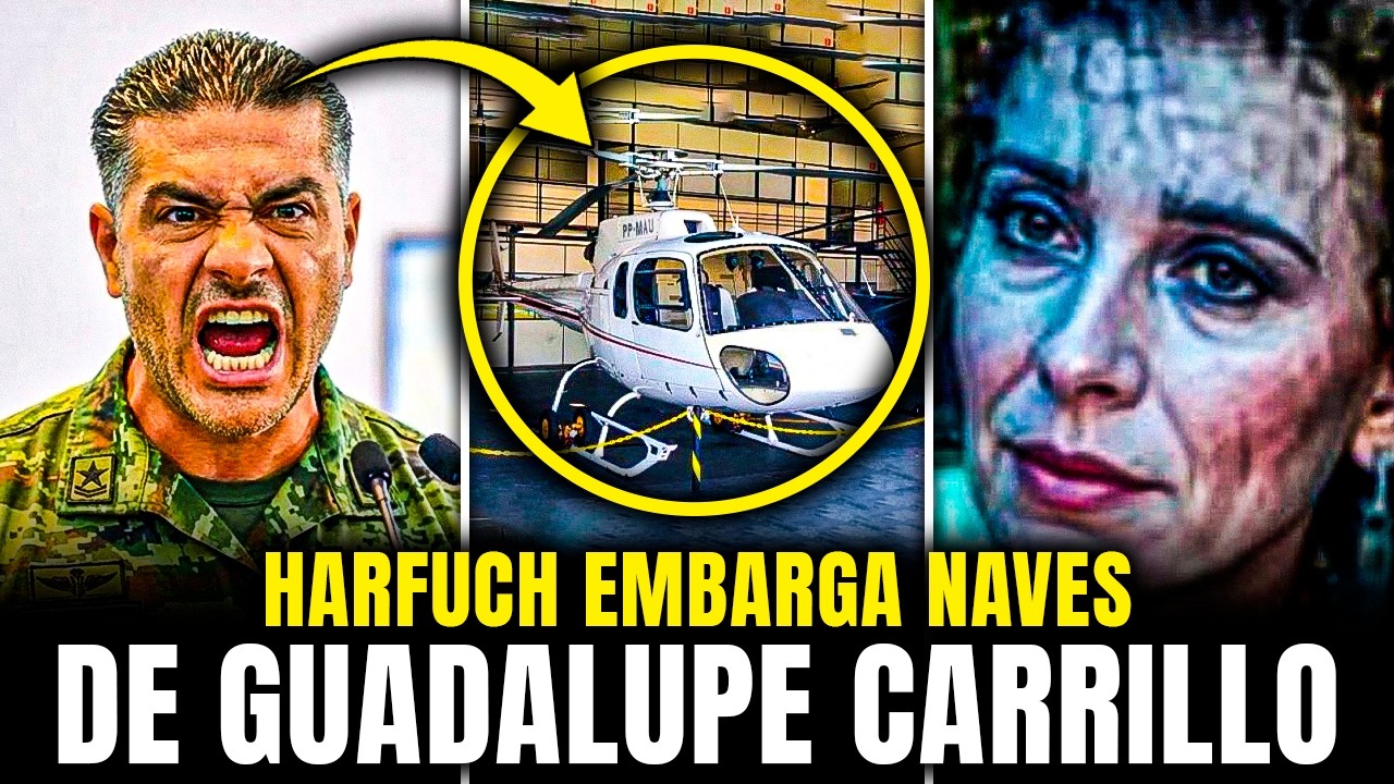HARFUCH EMBARGA el HELCOPTERO PRIVADO de GUADALUPE CARRILLO: AMANTE del MENCHO TENÍA 3 NAVES