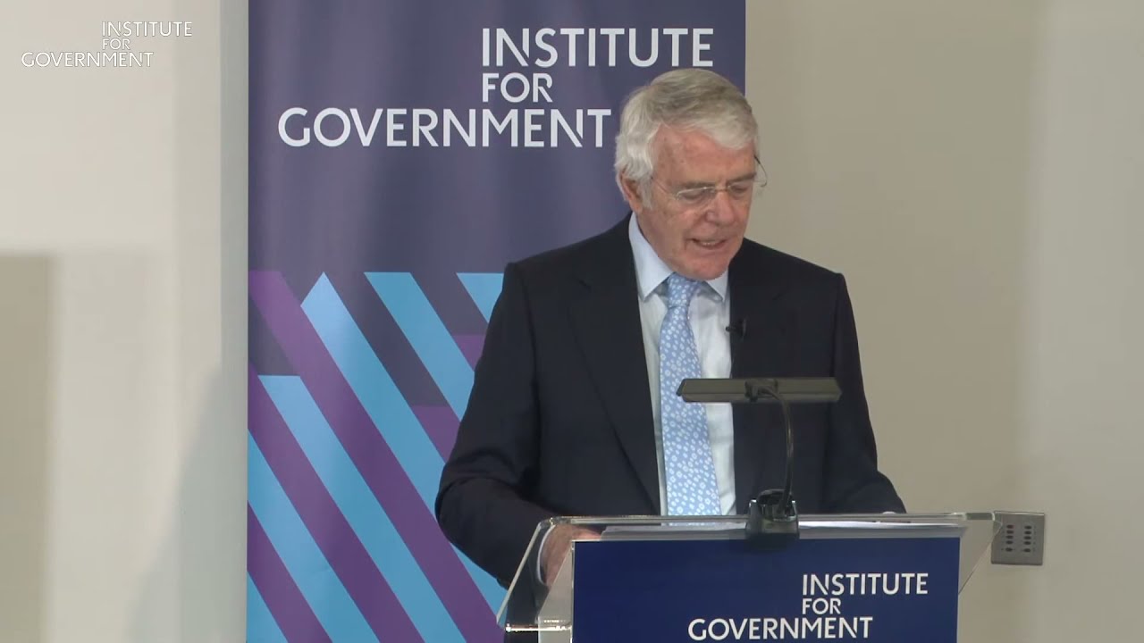 In democracy we trust? A keynote speech by The Rt Hon Sir John Major