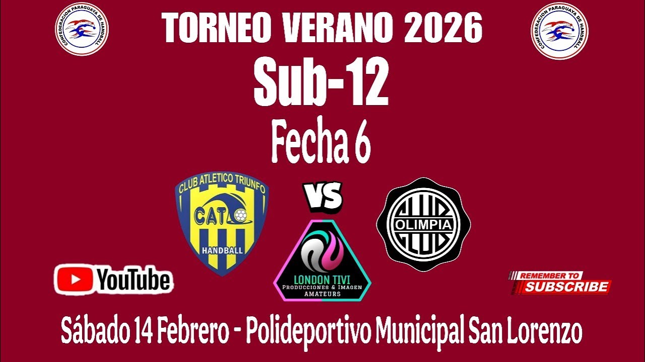 Segundo Tiempo - Triunfo U12 vs Olimpia U12 - 14/02/2026