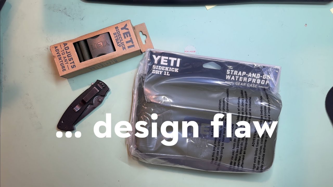 … design flaw … of the Yeti Sidekick 1l