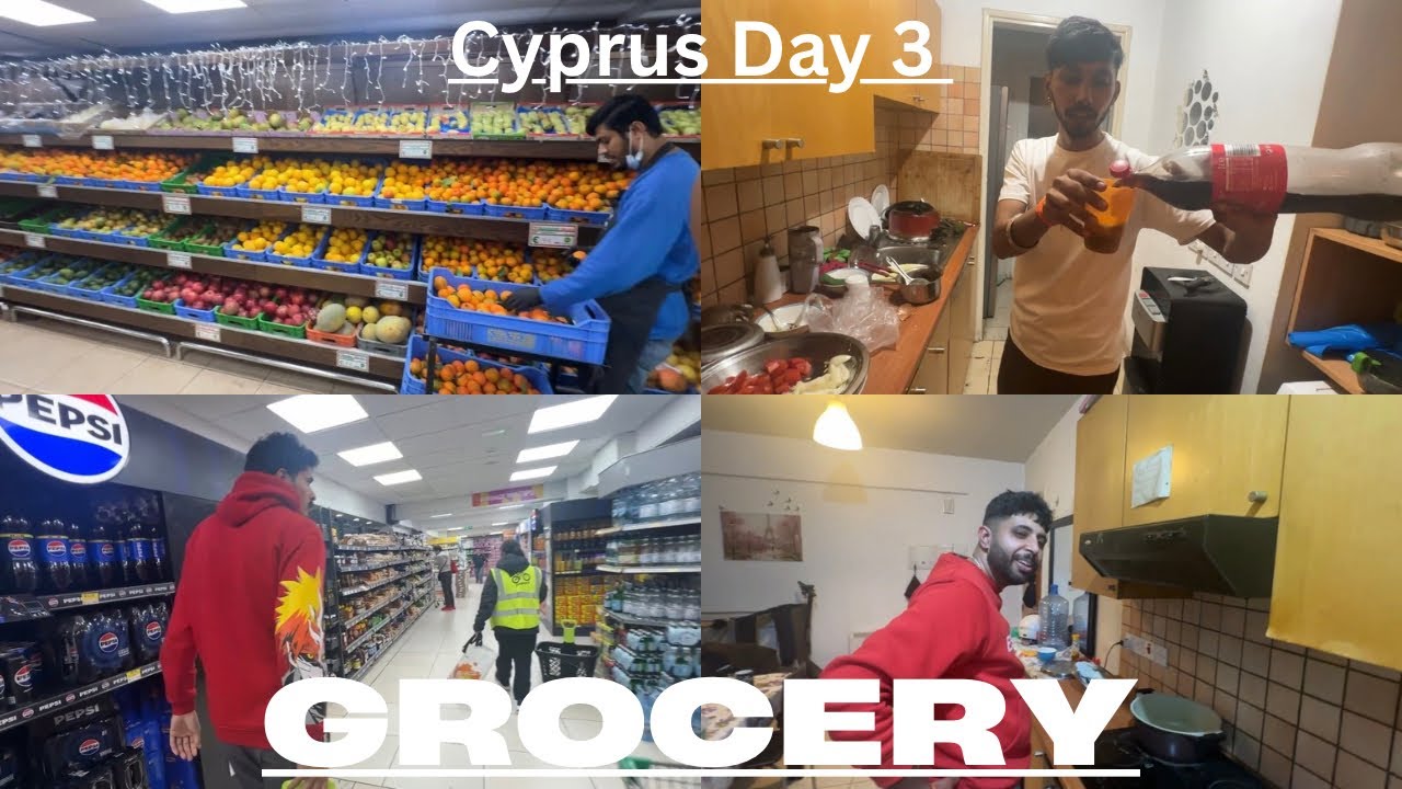 Grocery | Cyprus Day 3 | Happy Rana Vlogs | 
