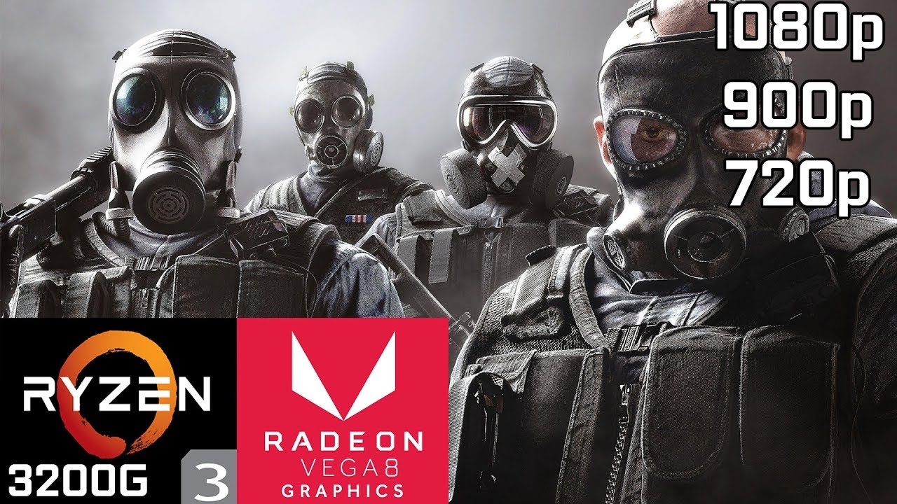 Rainbow Six Siege - Ryzen 3 3200G Vega 8 & 8GB RAM