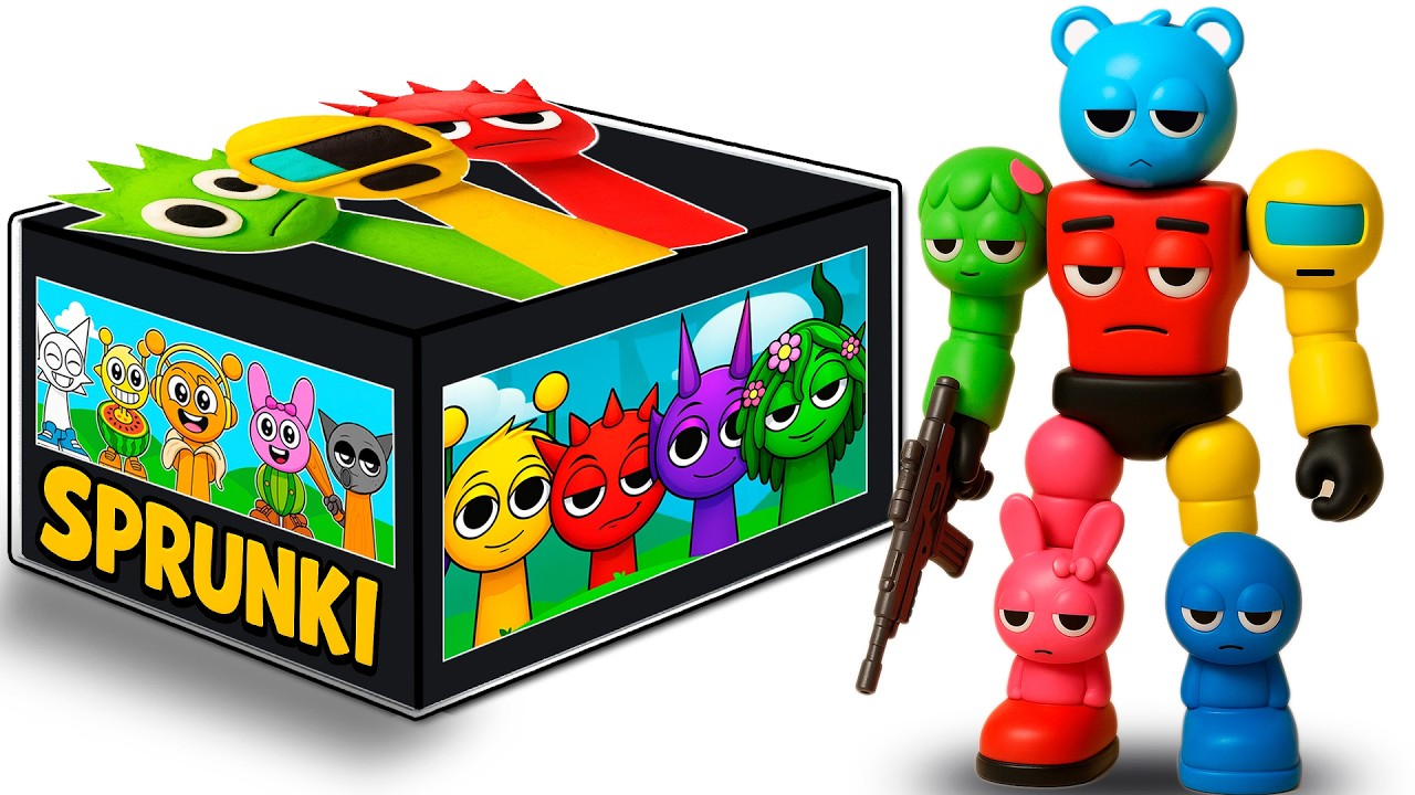 СЮРПРИЗ-БОКС SPRUNKIS 🎁 Фигурки Орен и коллекционные предметы Italian Brainrot