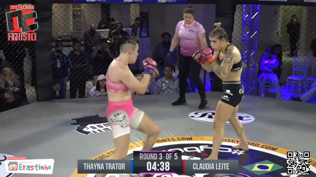 NCF World Championship fight Claudia Leite Vs Tayna Lamounier Brazil MMA Champion WMMA Superfight