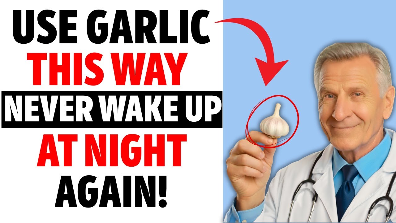 Seniors Use Garlic THIS Way Before Bed and Stop Waking Up to Pee at Night 🌙🧄