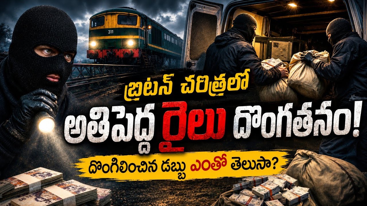 The Mastermind Behind the Great Train Robbery |£2.6 మిలియన్ దోపిడీ ఎలా జరిగింది?