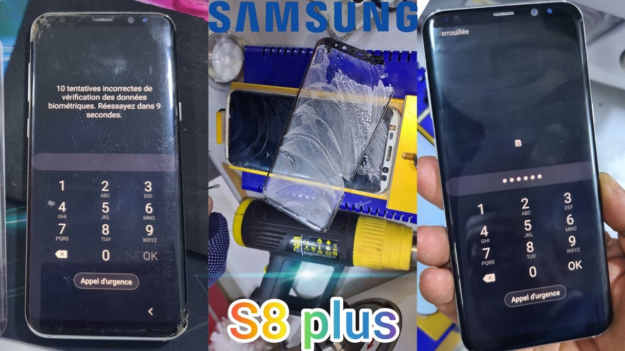 تغيير زجاجة📲 S8 plus بطريقة رائعة👌✅