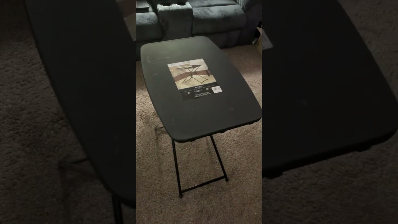 Mainstays adjustable folding table review
