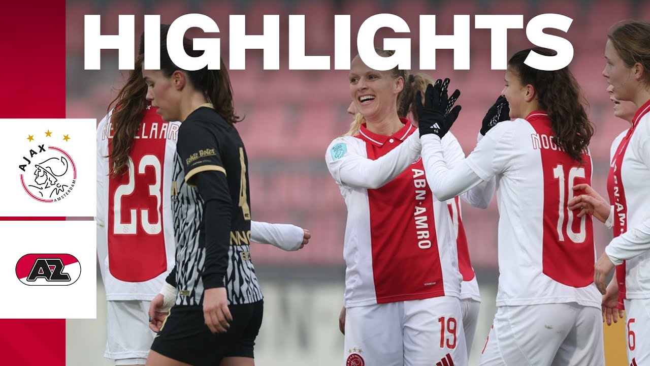Highlights Ajax Vrouwen - AZ Vrouwen | Azerion Vrouwen Eredivisie