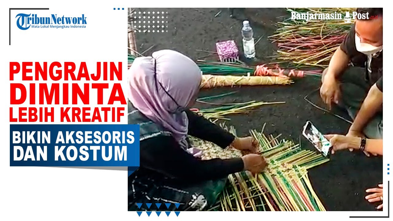 Taman Budaya Kalsel Gelar Worshop Anyaman Purun, Pengrajin Diminta Lebih Kreatif Bikin Aksesoris