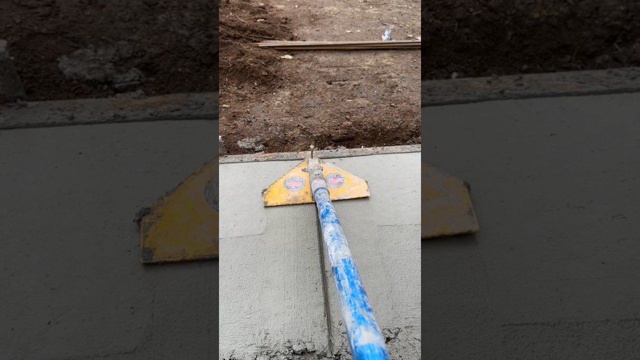 Gate track footing and sidewalk!