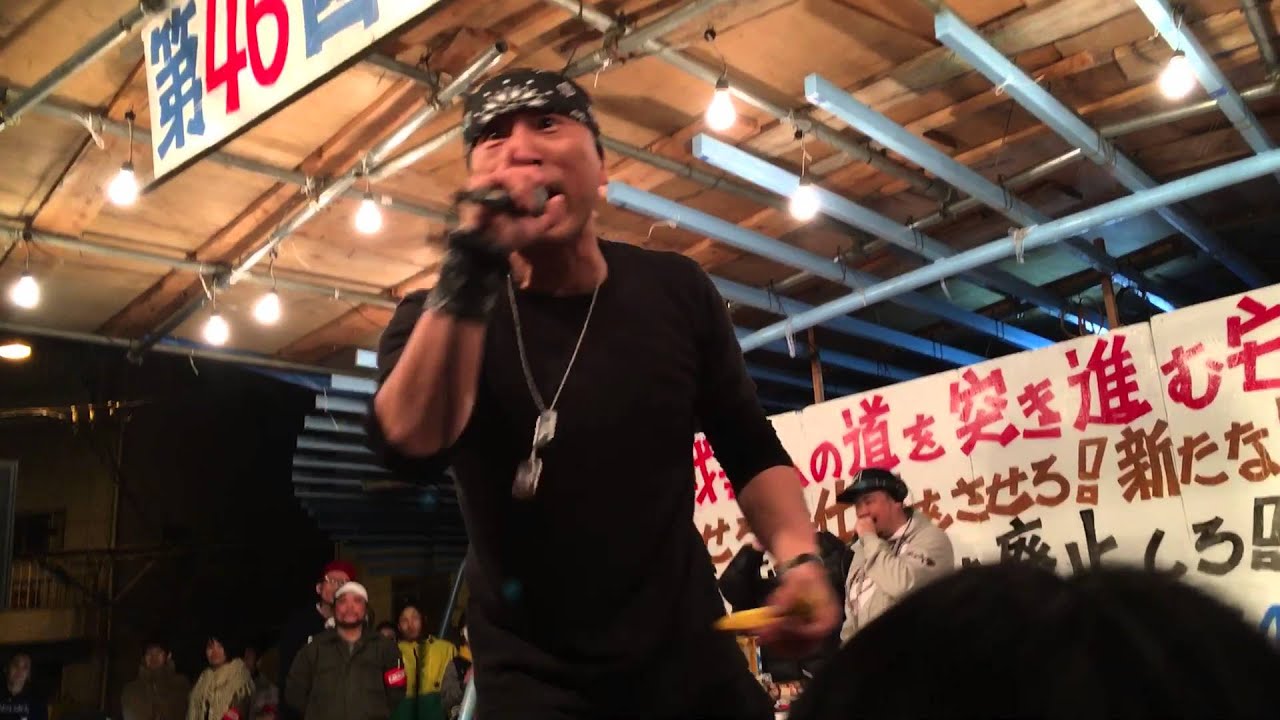 2016.1.2 大阪西成釜ヶ崎三角公園越冬闘争　 SHINGO☆西成 part2　 (撮影　地車囃子　神龍祭衆)