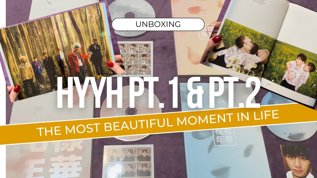[UNBOXING] HYYH by BTS (방탄소년단) The Most Beautiful Moment In Life Pt.1 & Pt.2 | all versions #bts
