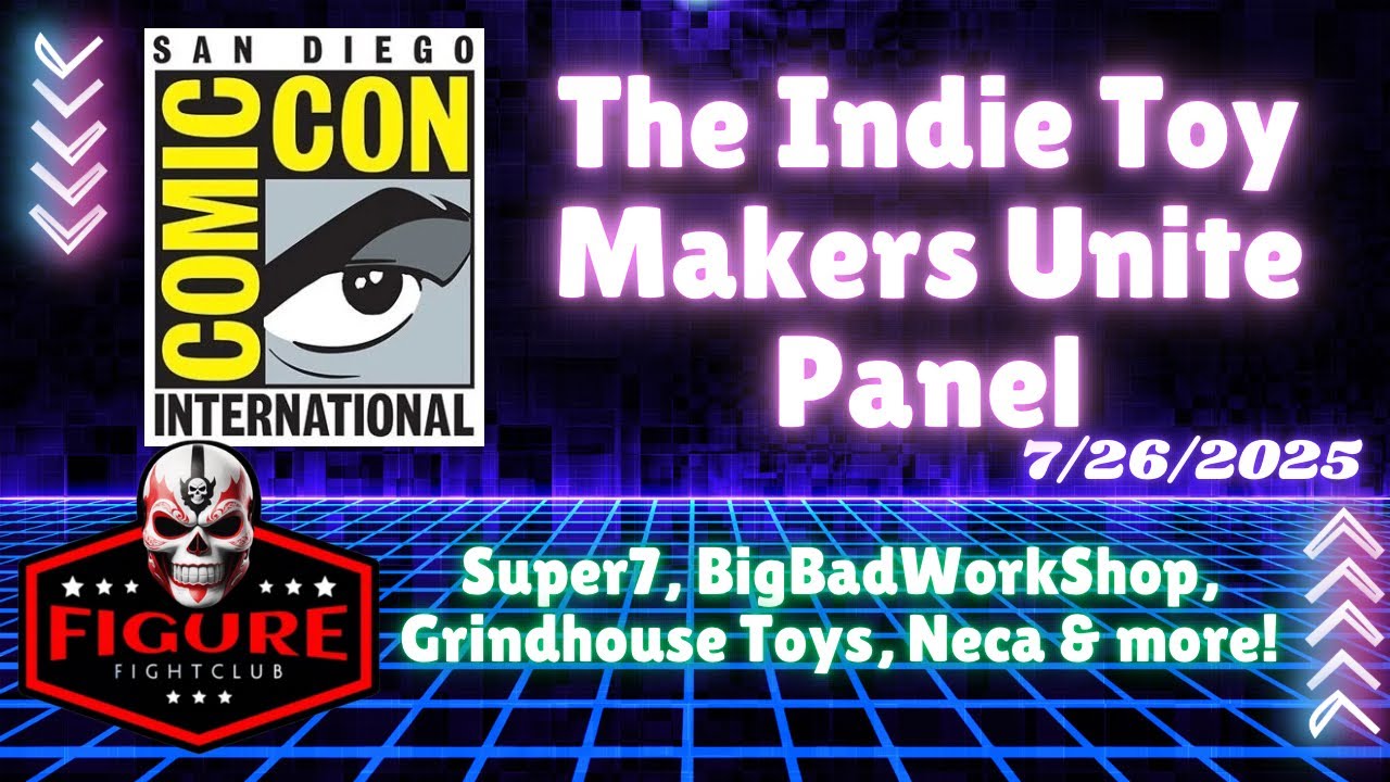 The Indie Toy Makers Unite Panel at SDCC featuring multiples companies.