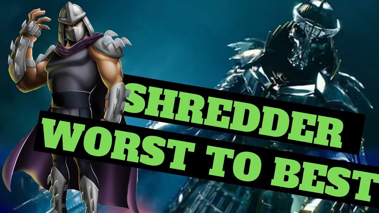 Shredder Worst To Best Which Is The Best? Ninja Turtle Ranked | TMNT