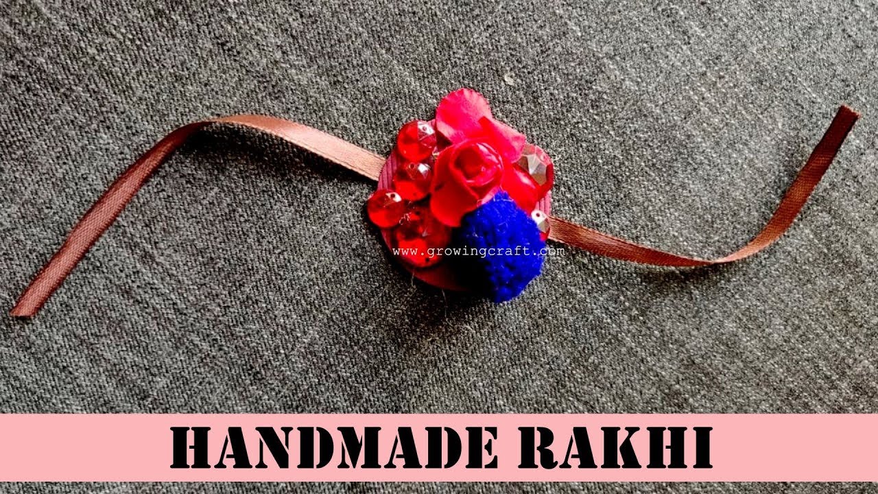 280. Handmade rakhi designs - handmade rakhi making - diy rakhi ideas - growingcraft