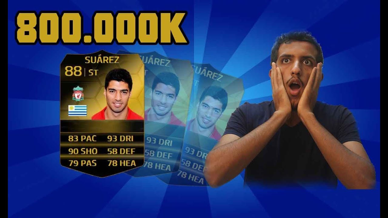 تتحدى : سواريز اسود ب 800,000 كوينز / FiFa 14