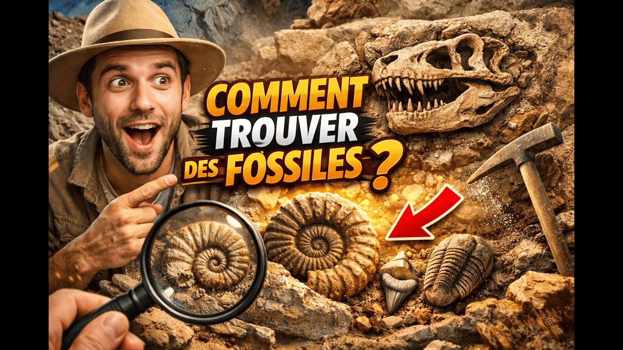 Comment trouver des fossiles ?