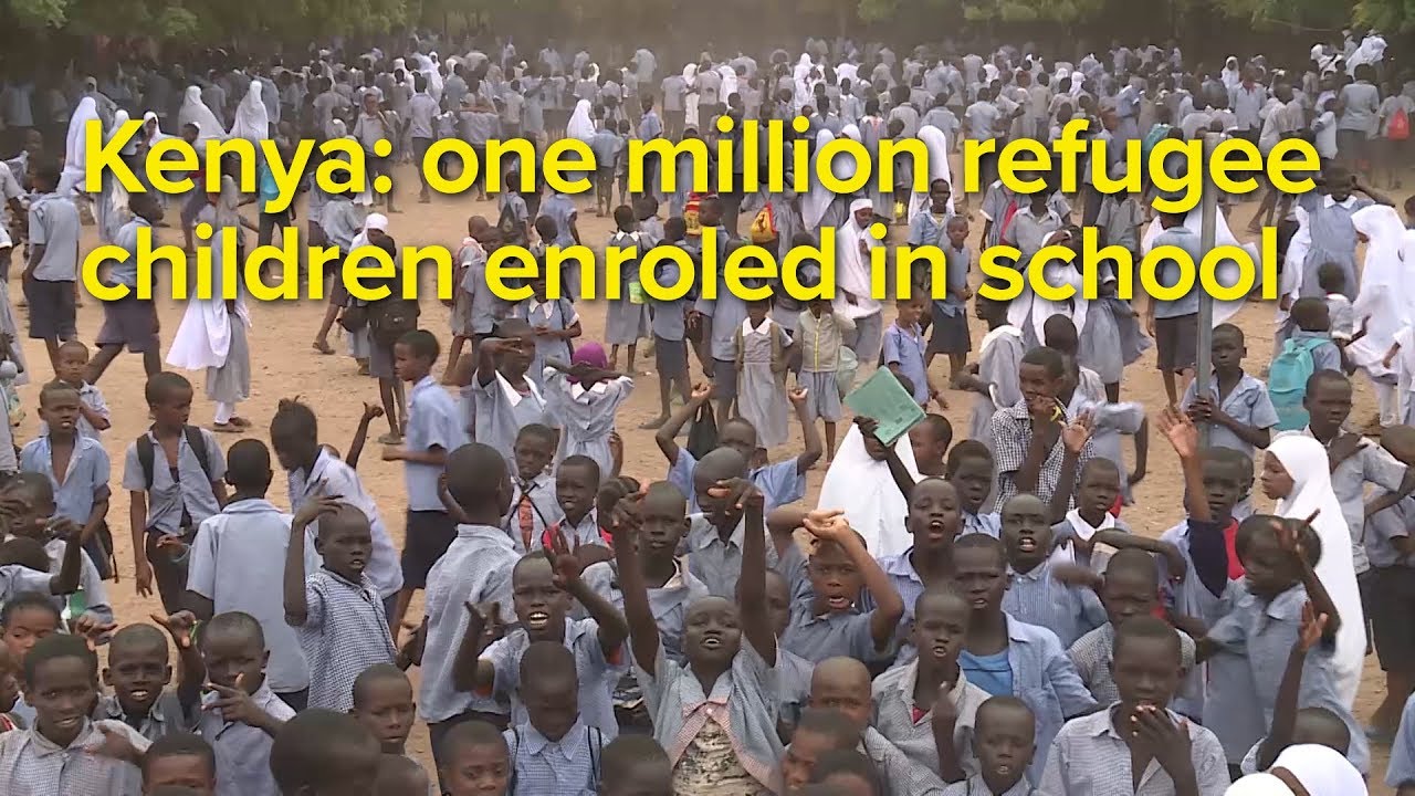 Kenya: one million refugee children enrolled in school